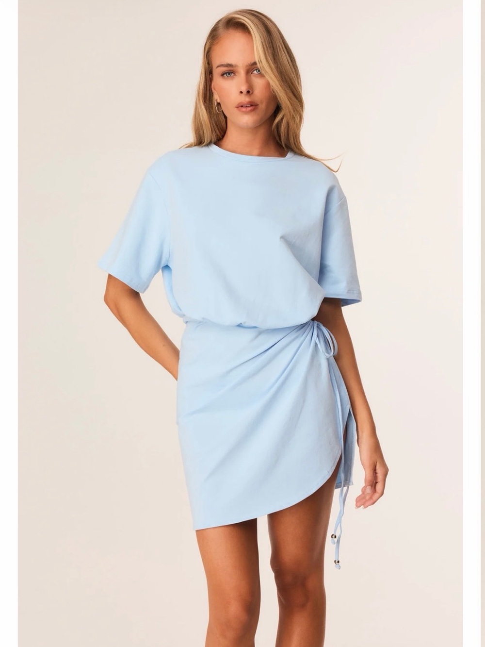 NWT SNDYS Lola Mini Dress in Blue Size XS
